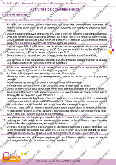 Page 22 de la fiche
