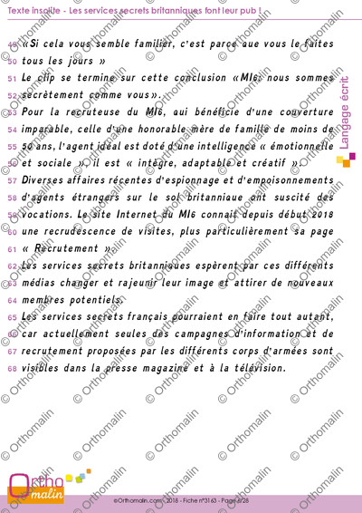 Page 6 de la fiche