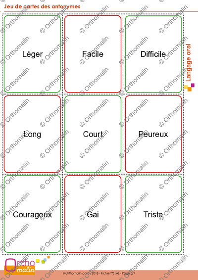 Page 3 de la fiche