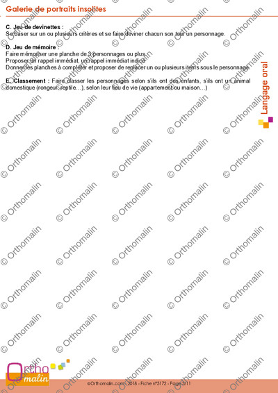 Page 3 de la fiche