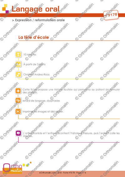 Page 1 de la fiche