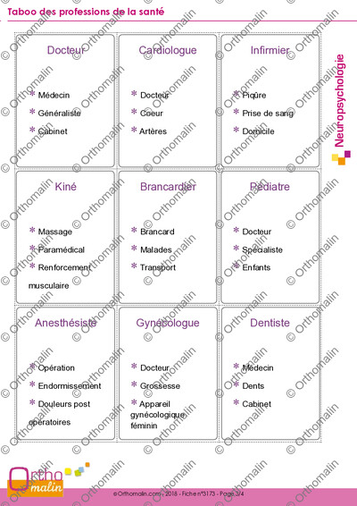 Page 3 de la fiche