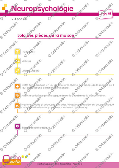 Page 1 de la fiche
