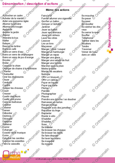 Page 20 de la fiche