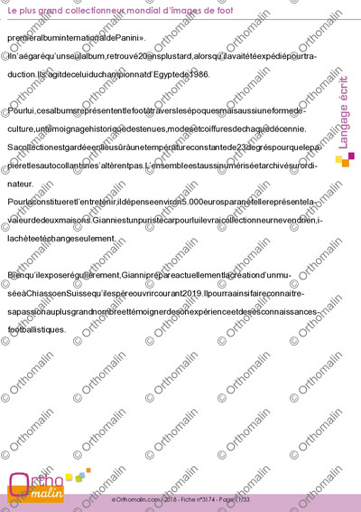 Page 11 de la fiche