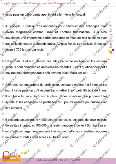Page 3 de la fiche