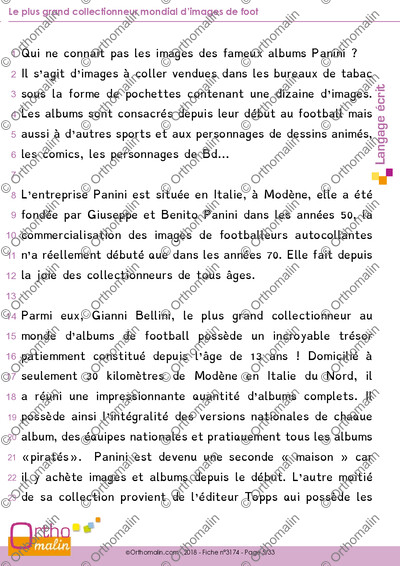 Page 5 de la fiche