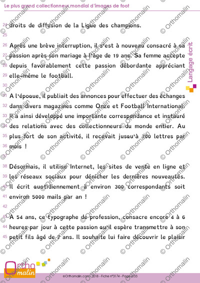 Page 6 de la fiche