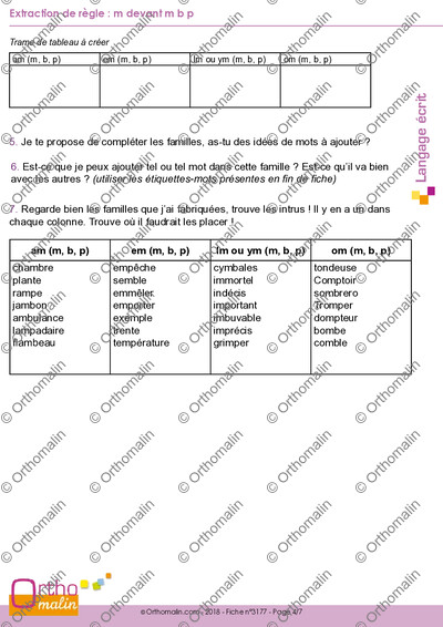 Page 4 de la fiche