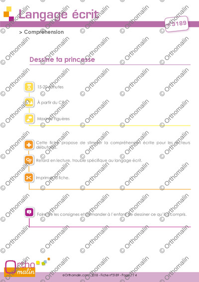 Page 1 de la fiche