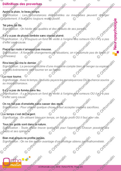 Page 3 de la fiche
