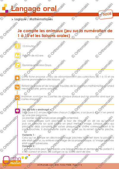 Page 1 de la fiche