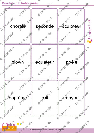 Page 5 de la fiche