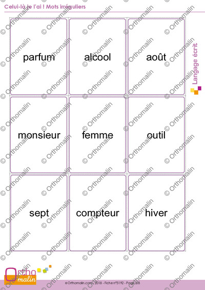 Page 6 de la fiche