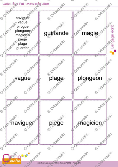 Page 4 de la fiche
