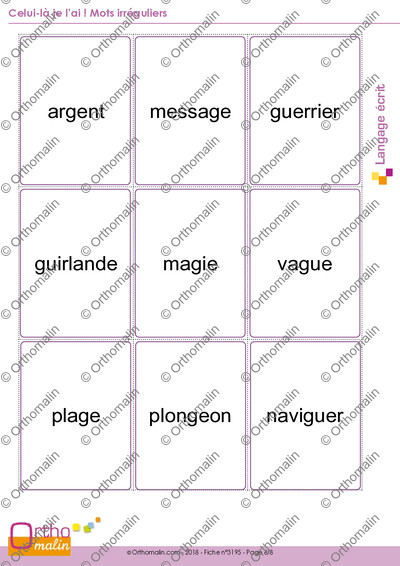 Page 6 de la fiche