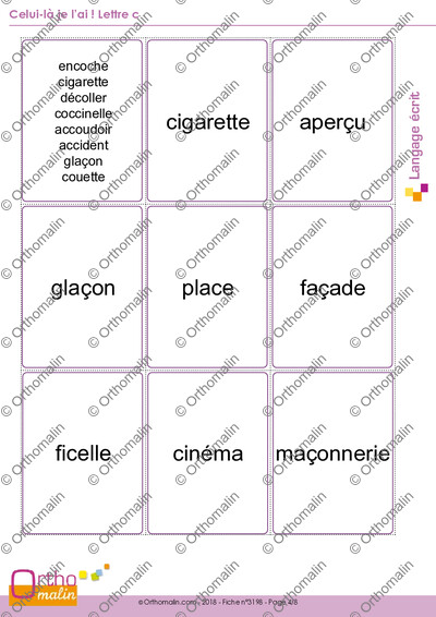 Page 4 de la fiche