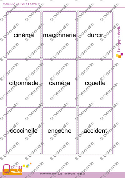 Page 7 de la fiche
