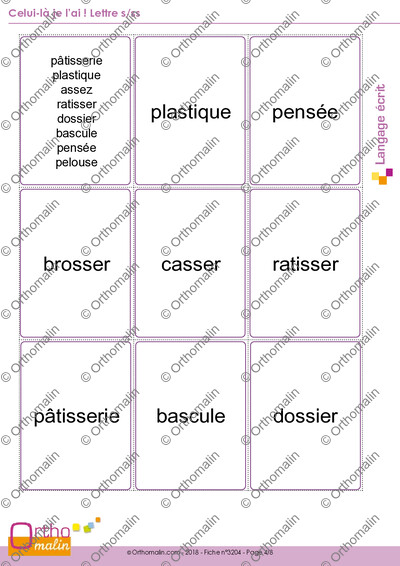 Page 4 de la fiche
