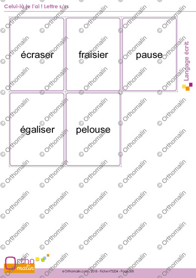 Page 8 de la fiche