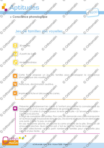 Page 1 de la fiche