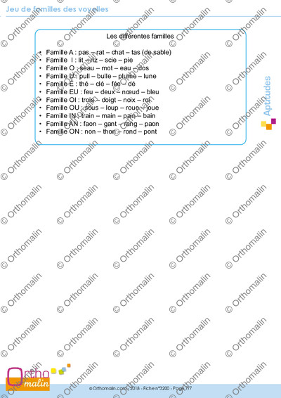 Page 7 de la fiche