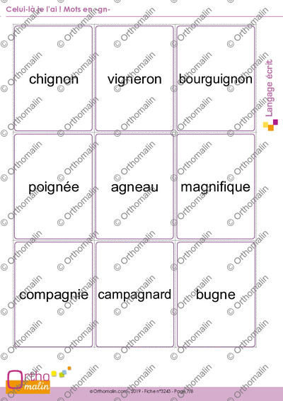 Page 7 de la fiche
