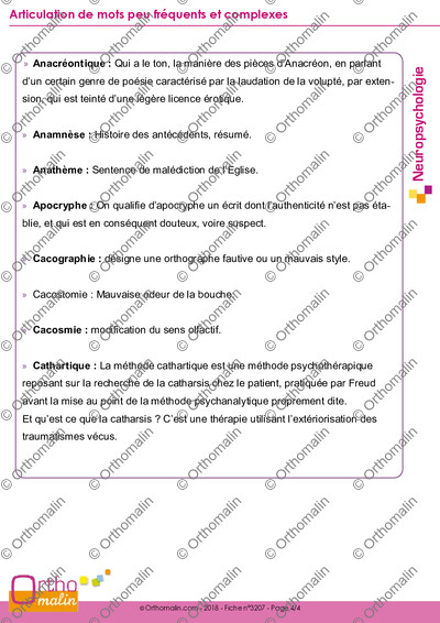 Page 4 de la fiche