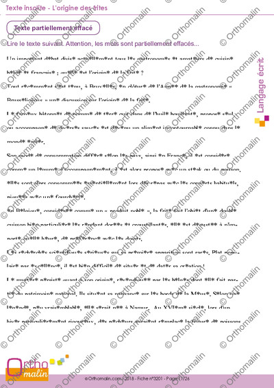 Page 11 de la fiche