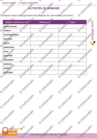 Page 13 de la fiche