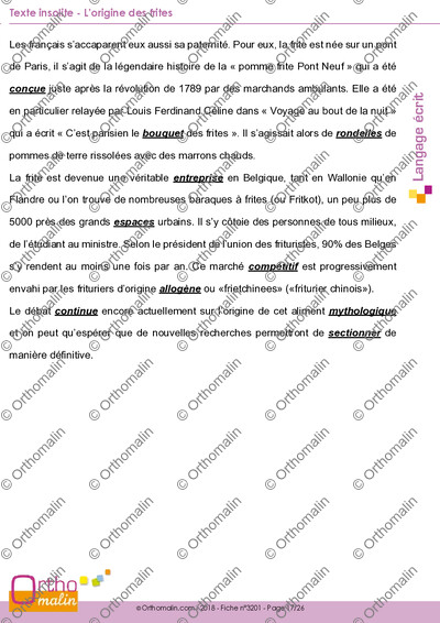 Page 17 de la fiche
