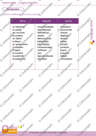 Page 18 de la fiche