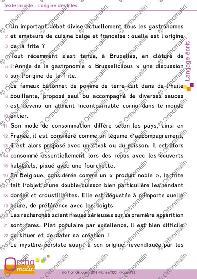 Page 4 de la fiche