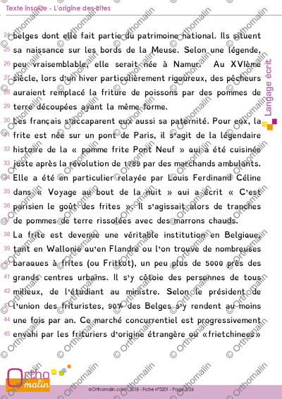 Page 5 de la fiche