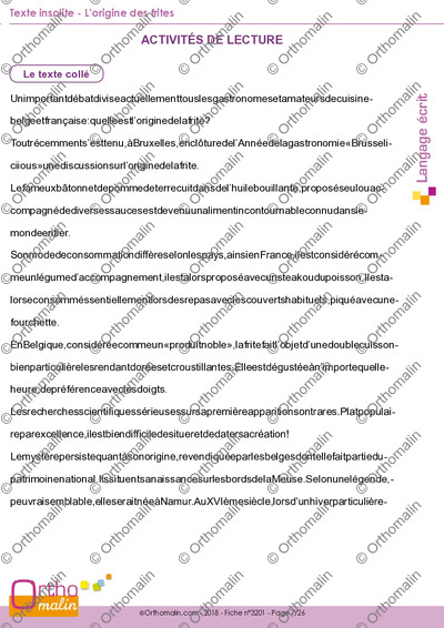 Page 7 de la fiche