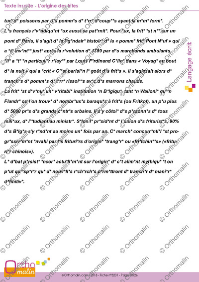 Page 10 de la fiche