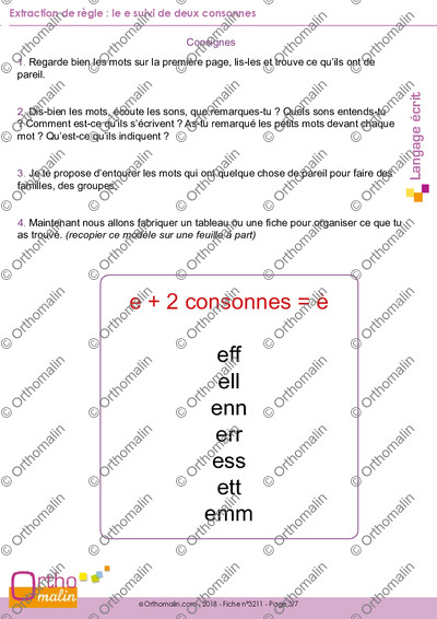 Page 3 de la fiche