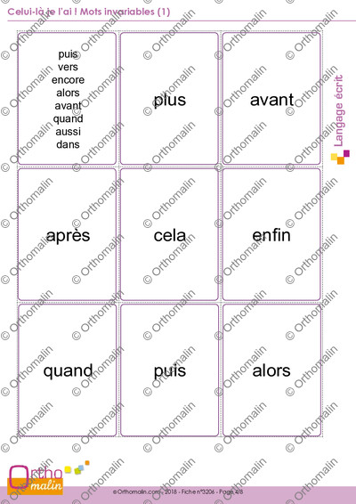 Page 4 de la fiche