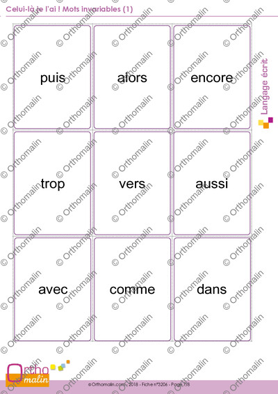 Page 7 de la fiche