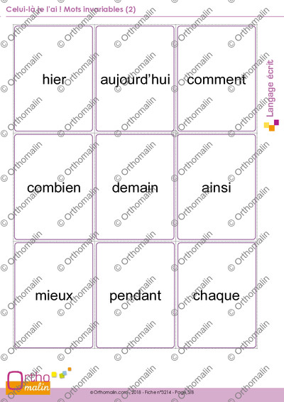 Page 5 de la fiche