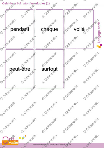 Page 8 de la fiche