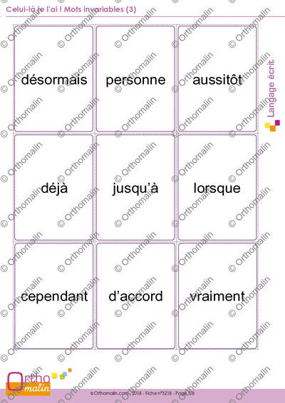 Page 5 de la fiche