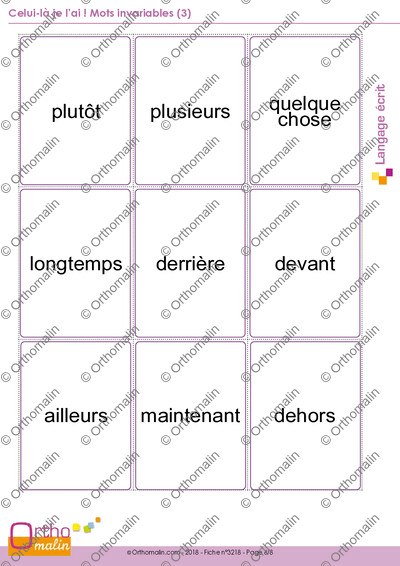 Page 6 de la fiche