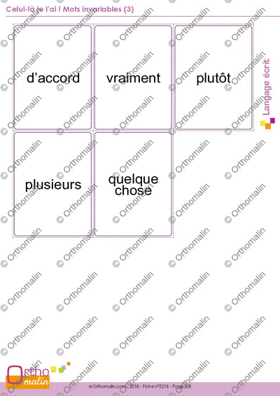 Page 8 de la fiche