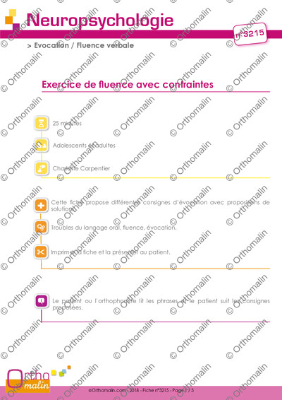 Page 1 de la fiche