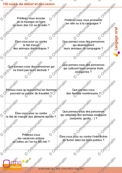 Page 3 de la fiche