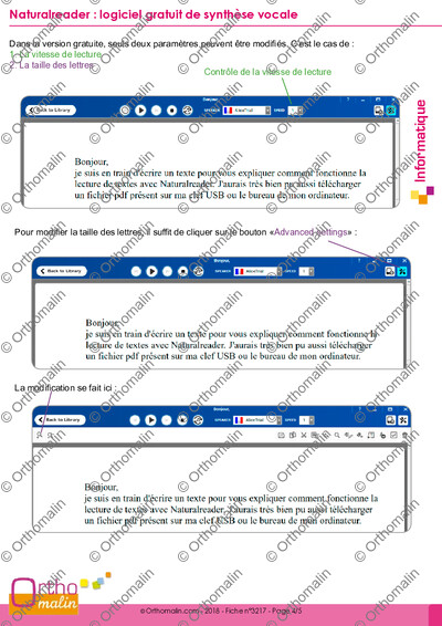 Page 4 de la fiche