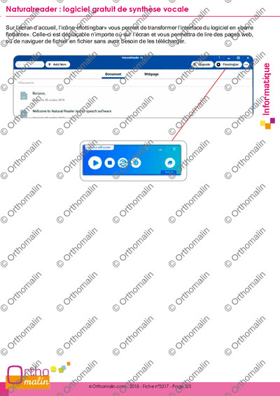 Page 5 de la fiche