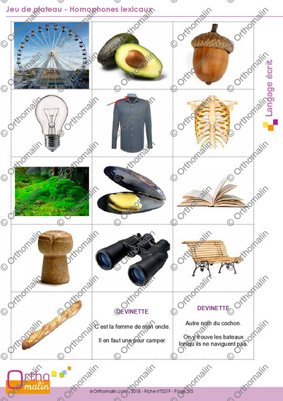 Page 3 de la fiche