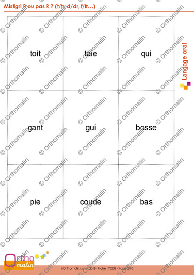 Page 2 de la fiche